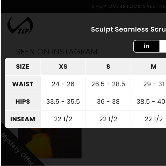 TLF Sculpt Seamless Scrunch Butt Leggings - Picture 8 of 8